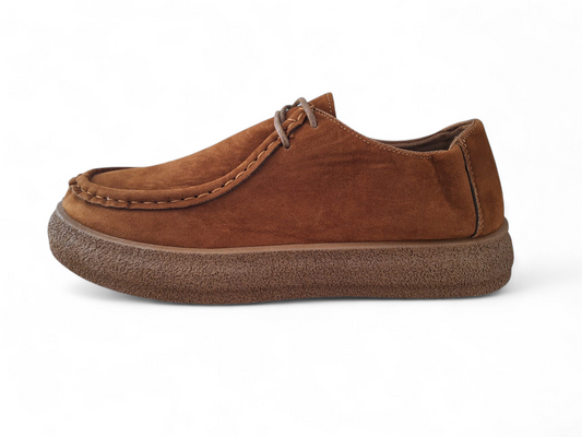 Pantofi piele intoarsa clasic FABRIC