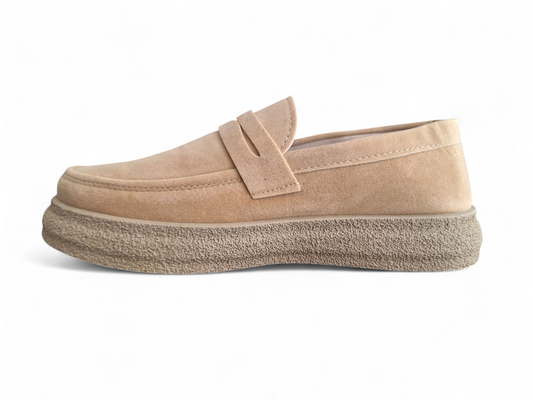 Mocasini piele intoarsa FABRIC